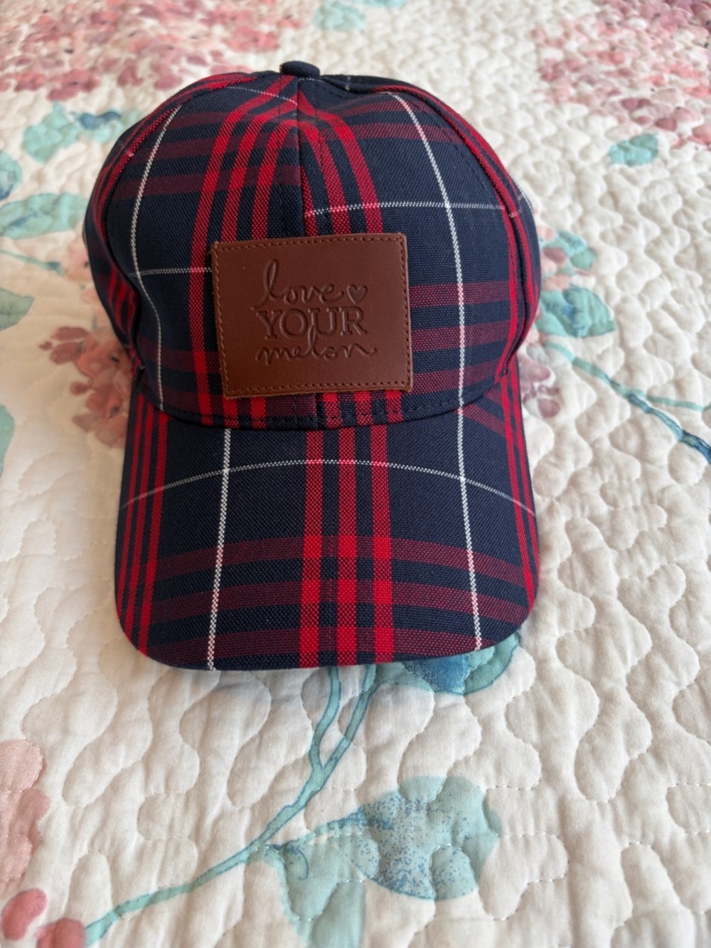 Love Your Melon Plaid Baseball Cap